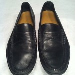 COLE HAAN Black Pinch Cup Penny Loafer Mens Shoes Size 11M