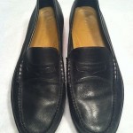COLE HAAN Black Pinch Cup Penny Loafer Mens Shoes Size 11M