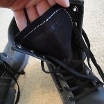 $225 Diesel agape vintage leather suede zip black boots 43 mens NEW