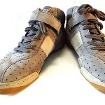 DIESEL Mens Gray Suede LEATHER High Top Sneakers Shoes 11 Eur 44.5 L@@K Idol!