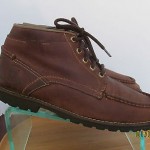 Mens sz 9.5 M brown leather rustic Timberland lace tie ankle work casual boots