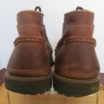 Mens sz 9.5 M brown leather rustic Timberland lace tie ankle work casual boots