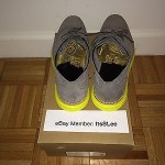 COLE HAAN LUNARGRAND WINGTIP OXFORD CHARCOAL GRAY VOLT SZ 9.5 C10226