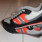 NEW Diesel Men’s Gunner Lace-Up Fashion Sneaker Shoes Leather Black/Paloma spicy