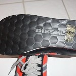 NEW Diesel Men’s Gunner Lace-Up Fashion Sneaker Shoes Leather Black/Paloma spicy