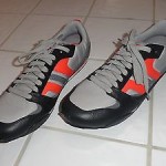 NEW Diesel Men’s Gunner Lace-Up Fashion Sneaker Shoes Leather Black/Paloma spicy