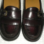 COLE HAAN Men’s Burgundy Pinch Buckle loafers shoes Size 8.5D