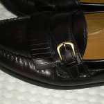 COLE HAAN Men’s Burgundy Pinch Buckle loafers shoes Size 8.5D