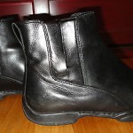 Cole Haan Mens Black Leather Pull-On Ankle Boots Shoes Size 9.5 M