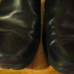 Cole Haan Mens Black Leather Pull-On Ankle Boots Shoes Size 9.5 M