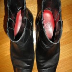 Cole Haan Mens Black Leather Pull-On Ankle Boots Shoes Size 9.5 M