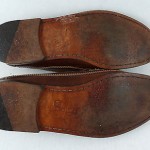Cole Haan mens Leather penny loafers slip on shoes 9.5 N Handsewn