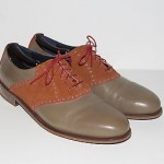 COLE HAAN Carter Saddle Oxfords Casual Dress Shoes Mens 13 Khaki Tan