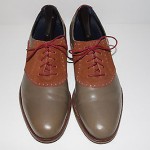 COLE HAAN Carter Saddle Oxfords Casual Dress Shoes Mens 13 Khaki Tan