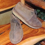 Clarks Chukka Brown Leather Lace Up Casual Shoe Boot Mens 9