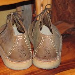 Clarks Chukka Brown Leather Lace Up Casual Shoe Boot Mens 9