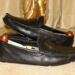 COLE HAAN HOWLAND BLACK LEATHER PENNY DRIVER LOAFER SHOES!  SZ 11 M, COMFORTABLE
