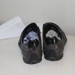 HUGO BOSS FASHION SNEAKERS MEN SZ EU 46 US 12 LEATHER BROWN GRAY VELCRO CLOSURE
