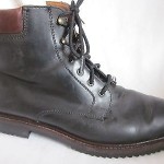 Nice Black Leather COLE HAAN COUNTRY Lace-up ANKLE BOOTS Mens 9.5