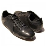 $245 HUGO BOSS Red Label Black Sneakers 11 44 Mens Shoes Trainers 11.5 44.5