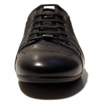 $245 HUGO BOSS Red Label Black Sneakers 11 44 Mens Shoes Trainers 11.5 44.5