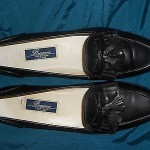Men’s Cole Haan Bragano Black Leather Tassel Slip On Loafer Shoes Size 13 N