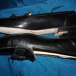 Men’s Cole Haan Bragano Black Leather Tassel Slip On Loafer Shoes Size 13 N