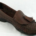 COLE HAAN Shoes LOAFERS Leather Brown RESORT Kiltie WOVEN Size 10.5 Men’s