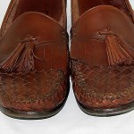 COLE HAAN Shoes LOAFERS Leather Brown RESORT Kiltie WOVEN Size 10.5 Men’s