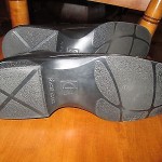 GREAT MEN’S COLE HAAN NIKE AIR BLACK LEATHER SLIP-ON LOAFERS – SIZE 12 M