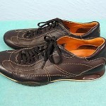 Mens Cole Haan Leather Nike Air Casual Fashion Sneakers Loafers – Size 9.5 M