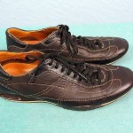 Mens Cole Haan Leather Nike Air Casual Fashion Sneakers Loafers – Size 9.5 M