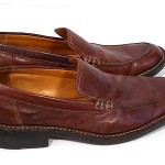 Cole Haan Mens Brown Leather Slip On Dress Shoes Sz 9.5M Casual Comfort EUC