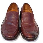 Cole Haan Mens Brown Leather Slip On Dress Shoes Sz 9.5M Casual Comfort EUC