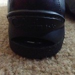 New Mens Cole Haan Black Leather Lace Up Shoes with Nike Air Size 11