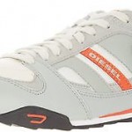 Diesel Fashion Designer Casual Gunner Gray White Shoes Sneakers Sz 10 US 43 EUR