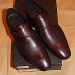 Brand New w Box Hugo Boss Black Metanno Monkstrap Shoes for Men, Size US 10