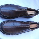 COLE HAAN BROWN LEATHER SLIP ON  LOAFERS  MENS SIZE 10 MEDIUM