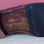 Men’s COLE HAAN City Burgundy Leather Moc Toe Penny Loafers/Shoes 12M