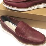 New Cole Haan – Mens LunarGrand Penny – Oxblood (Maroon) with White Sole