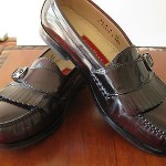Cole Haan Mens  Buckle Burgundy Slip-On Business Casual Dress Loafers Shoes 8.5