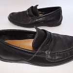 Cole Haan Black Leather Loafers Mens Sz 9.5M Casual Slip On Shoes C06861