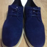 Mens Cole Haan LunarGrand Wingtip Nike Air Max 10 Blue Suede New