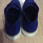 Mens Cole Haan LunarGrand Wingtip Nike Air Max 10 Blue Suede New