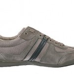 Hugo Boss Green Men’s Akeen Sneakers in Medium Gray (50247604-030)