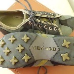 SIZE 9.5 MEN’S DIESEL SHOES COOL RETRO LOOK SIZE 9 1/2 LEATHER