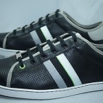 Hugo Boss Orange Micks Black Sneakers Tennis Shoes Size 8 42 NIB