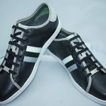 Hugo Boss Orange Micks Black Sneakers Tennis Shoes Size 8 42 NIB
