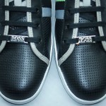 Hugo Boss Orange Micks Black Sneakers Tennis Shoes Size 8 42 NIB