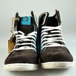 $275 NIB Diesel Jeff Coffee Bean/Goat Suede/Canvas High Top Shoe US 8.5 EUR 41
